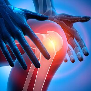Knee Pain graphic for knee replacement surgery in Bedford